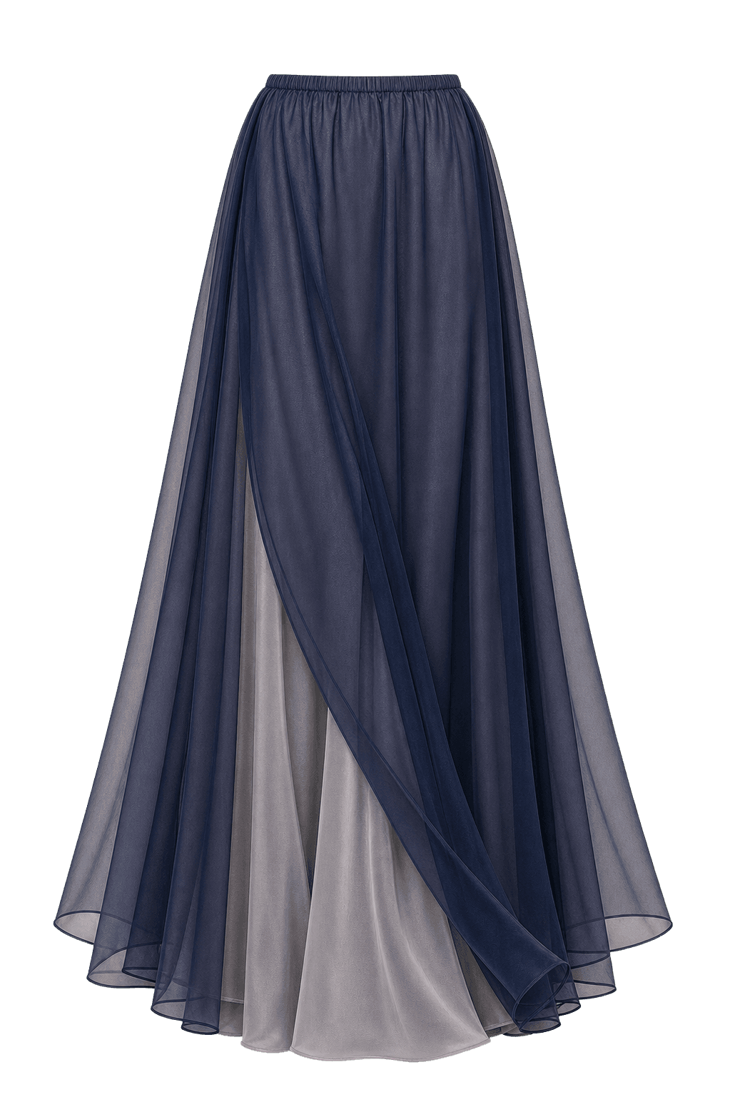 Navy Sheer Flow Bottom