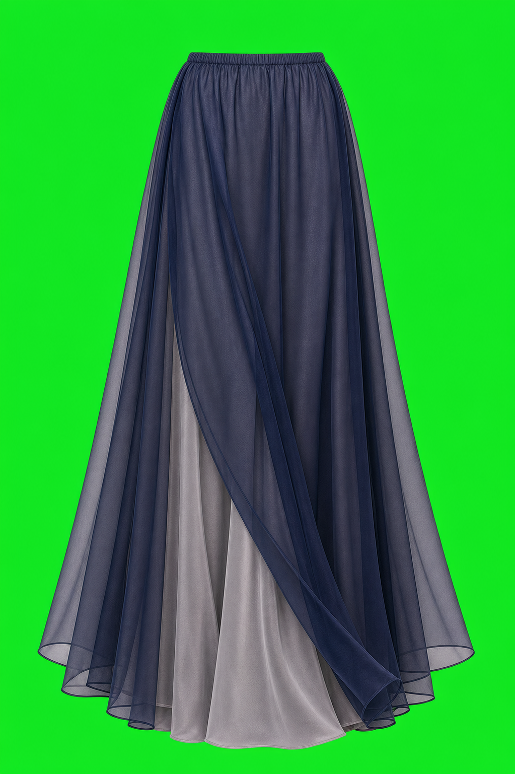 Navy Sheer Flow Bottom